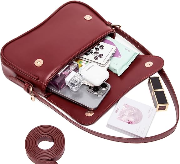 Underarm Shoulder Bag for Women Trendy Purse Vegan Leather Hobo Handbags Clutch Crossbody Bag